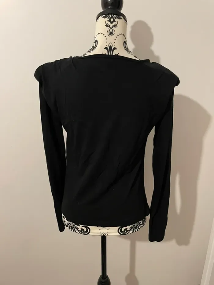 Top noir à manches longues - Primark - Taille XS - photo numéro 4