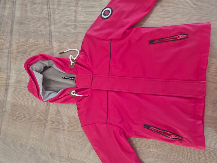 Imperméable / veste pluie HUBLOT 4 ans rouge – Comme neuf 🌟 - photo numéro 4