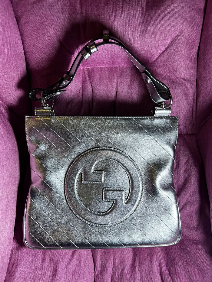 Sac cabas Gucci Blondie / Argent