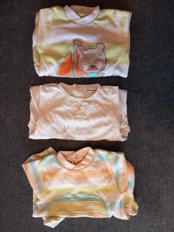 Lot 3 grenouillères