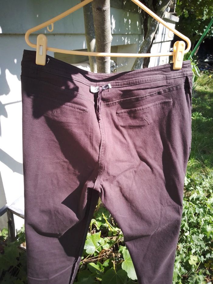Pantalon large marron foncé - photo numéro 12