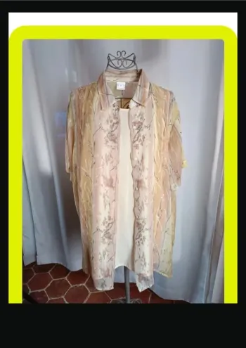 Magnifique tunique avec top