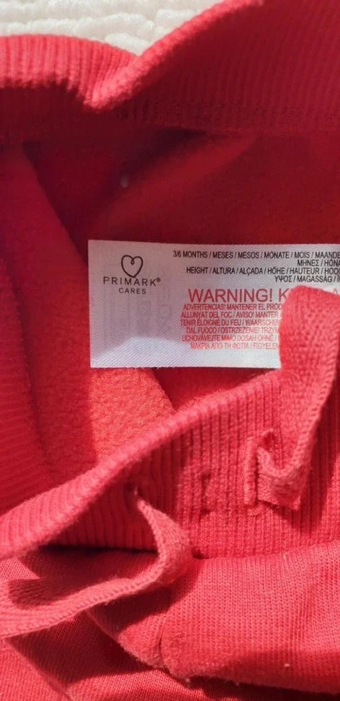 Pantalon rouge 6 mois - photo numéro 4