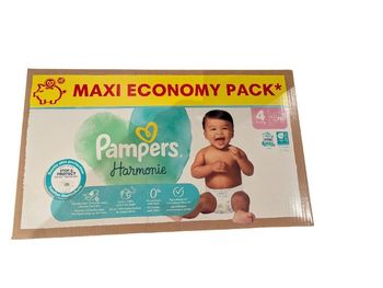 1 carton de couches Pampers harmonie taille 4