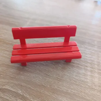 Playmobil banc de jardin