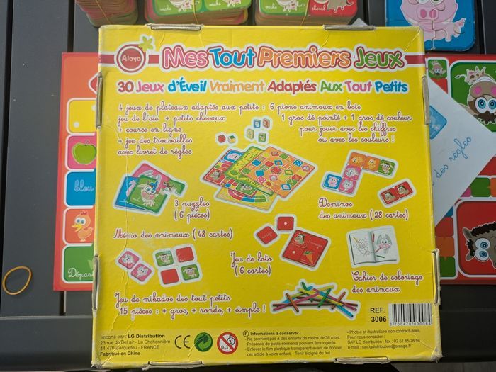 Boîte multijeux mes tout premiers jeux animaux enfant - photo numéro 3