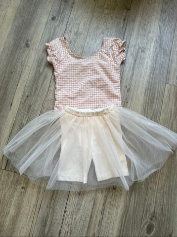 Ensemble maillot de bain body jupe tulle Zara 3/4 ans