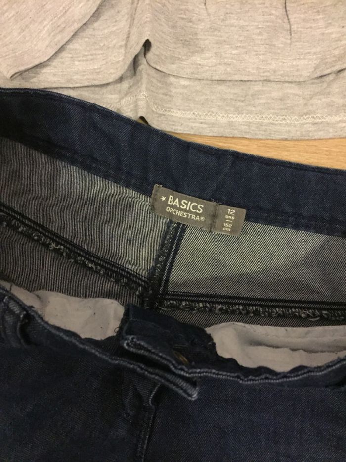 Lot jeans coton fille 12 ans - photo numéro 3