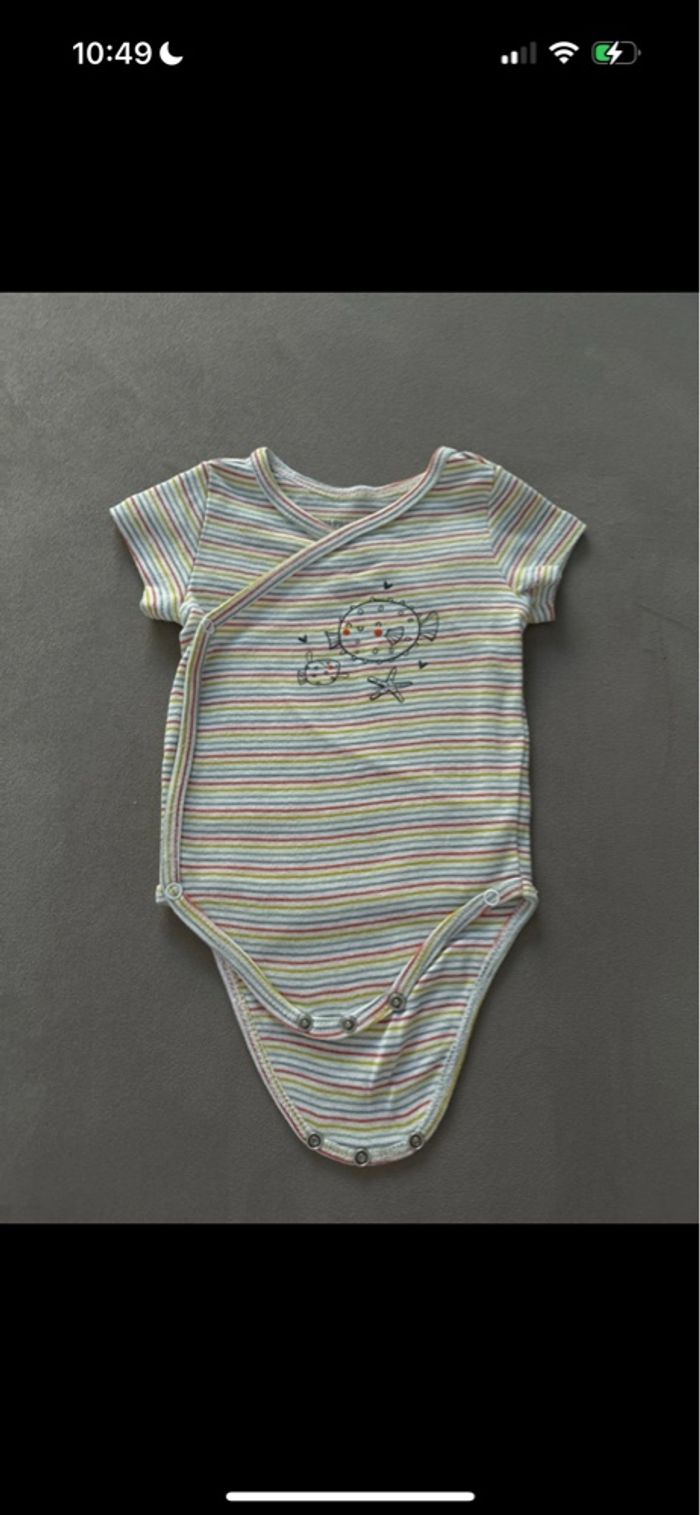 Body Du pareil au même - Unisexe - Taille 3 mois - photo numéro 2