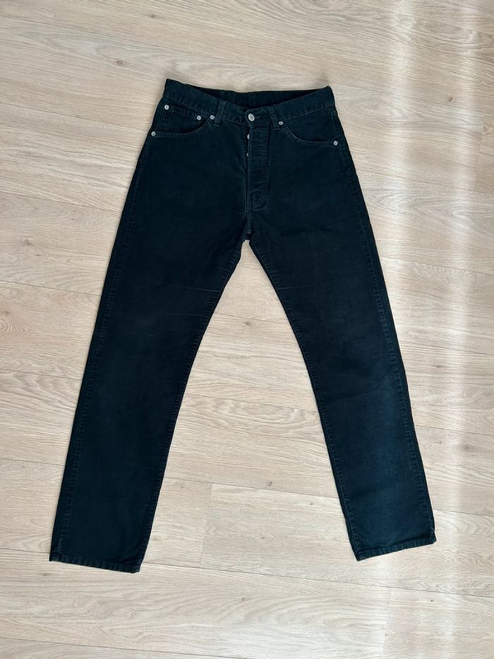 Jean Levi’s 551 en velours côtelé noir – W32 L34 – vintage USA - photo numéro 2
