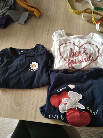 Lot hauts manches longues