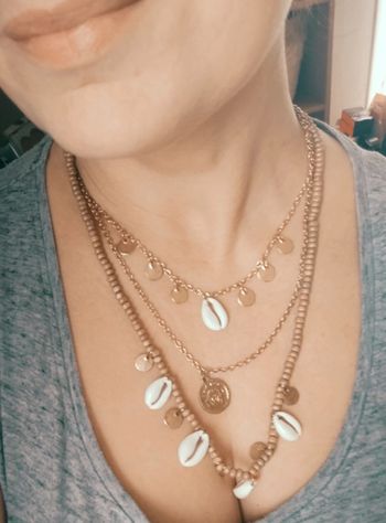 Lot collier + élastique à cheveux