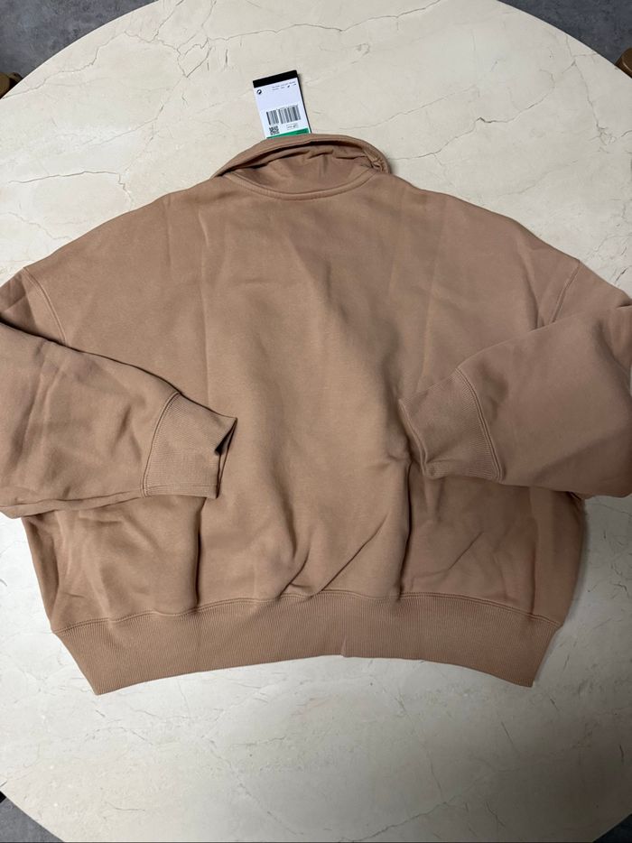 Sweat Nike mini swoosh marron clair XL - photo numéro 2