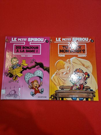 Lot de 2 bd le petit spirou 1 et 2