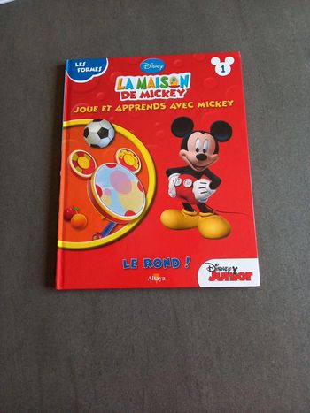 Livre la Maison de Mickey "les formes"
