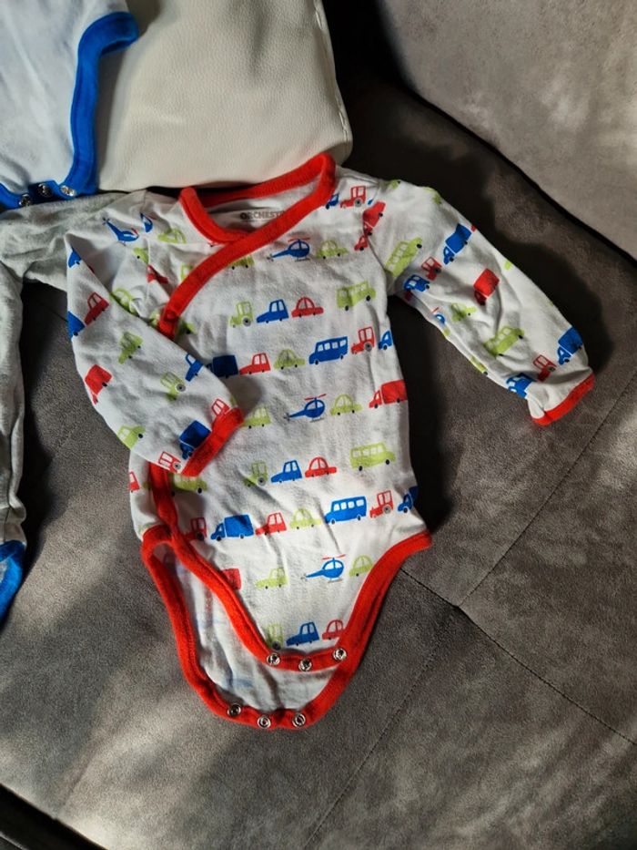 Lot de 3 body 6 mois bebe orchestra - photo numéro 2