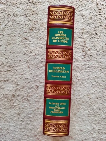 Livre rare, texte sacré indien, Le Śrimad Bhāgavatam Premier chant "La création"