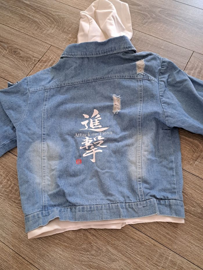 Blouson en jean taille XS - photo numéro 2