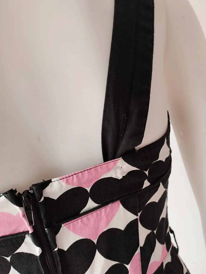 Robe Pin up Rockabilly Hell Bunny XS🩷🖤 - photo numéro 5