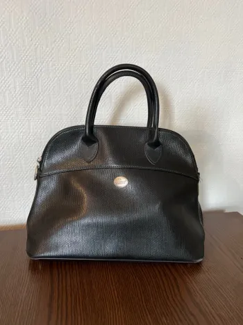 Sac noir brillant