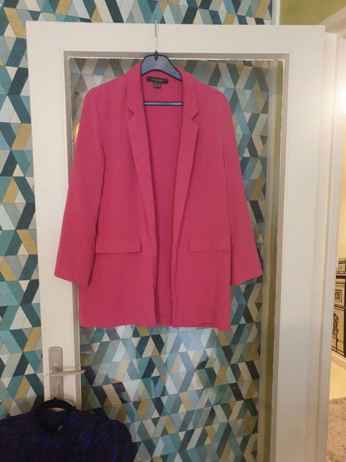 Veste blazer légère rose