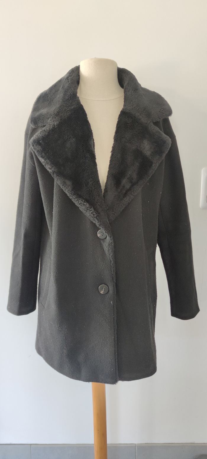 Manteau marque Villa taille 36 noir femme - très bon état - photo numéro 2
