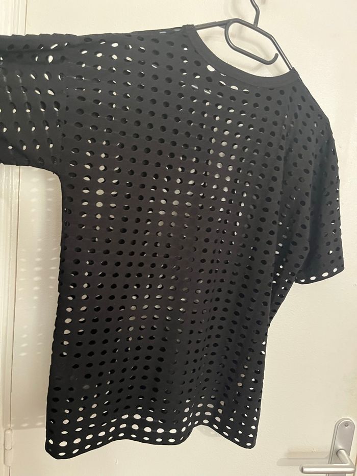 ALEXANDRE WANG T-shirt à motif découpé (à trous) taille S - photo numéro 3