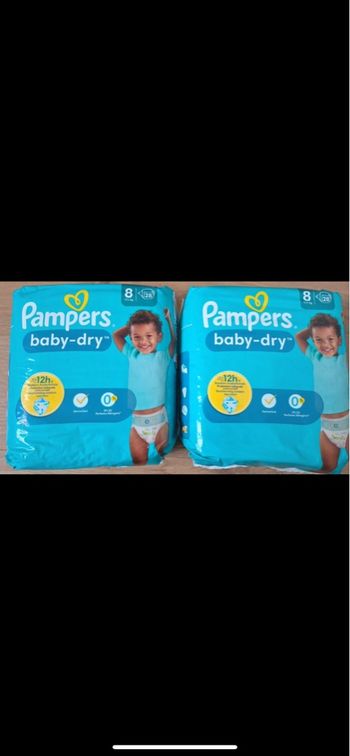 Pampers taille 8