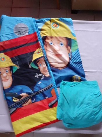 Parure de lit 1 personne Sam le Pompier