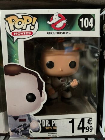 Funko Pop Ghostbusters : Dr Peter Venkman #104