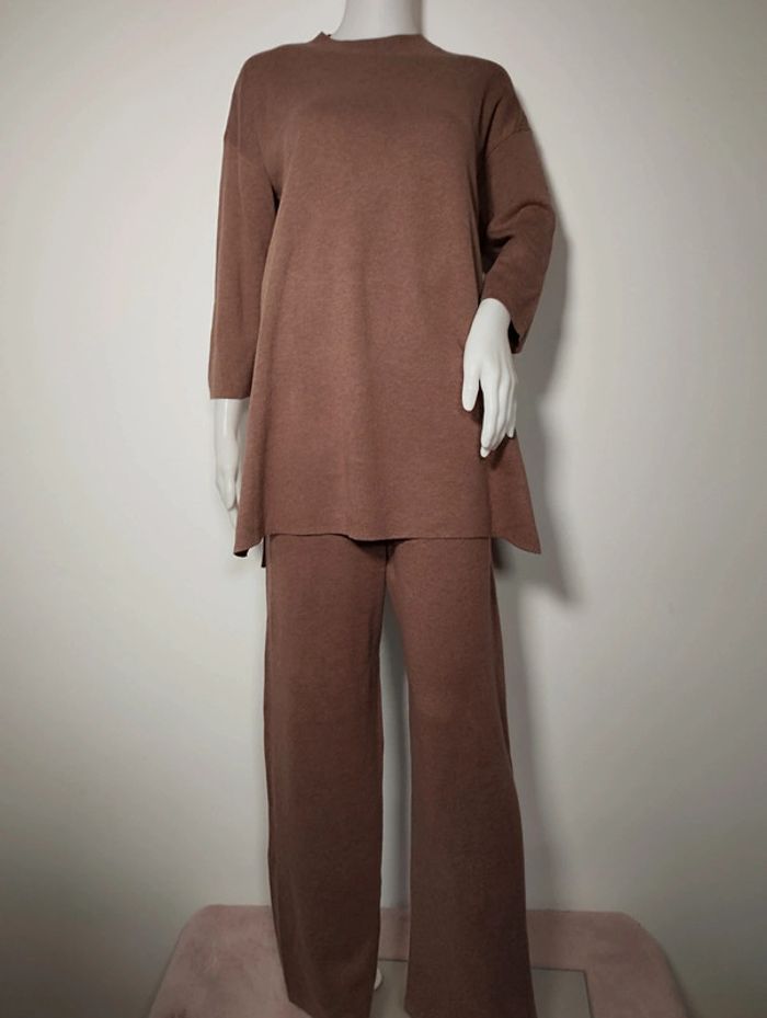 Ensemble brun muscade taille 38