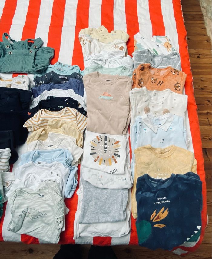 Lot vêtements bébé garçon 3mois - photo numéro 3