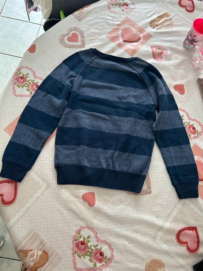 Pull rayure bleu - photo numéro 2