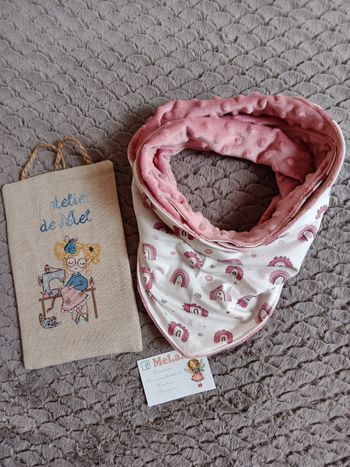 Tour de cou a pression personnalisé