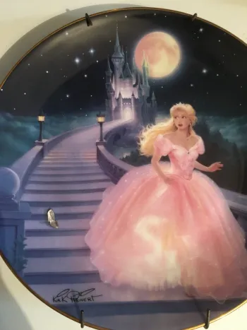 Assiette décorative porcelaine