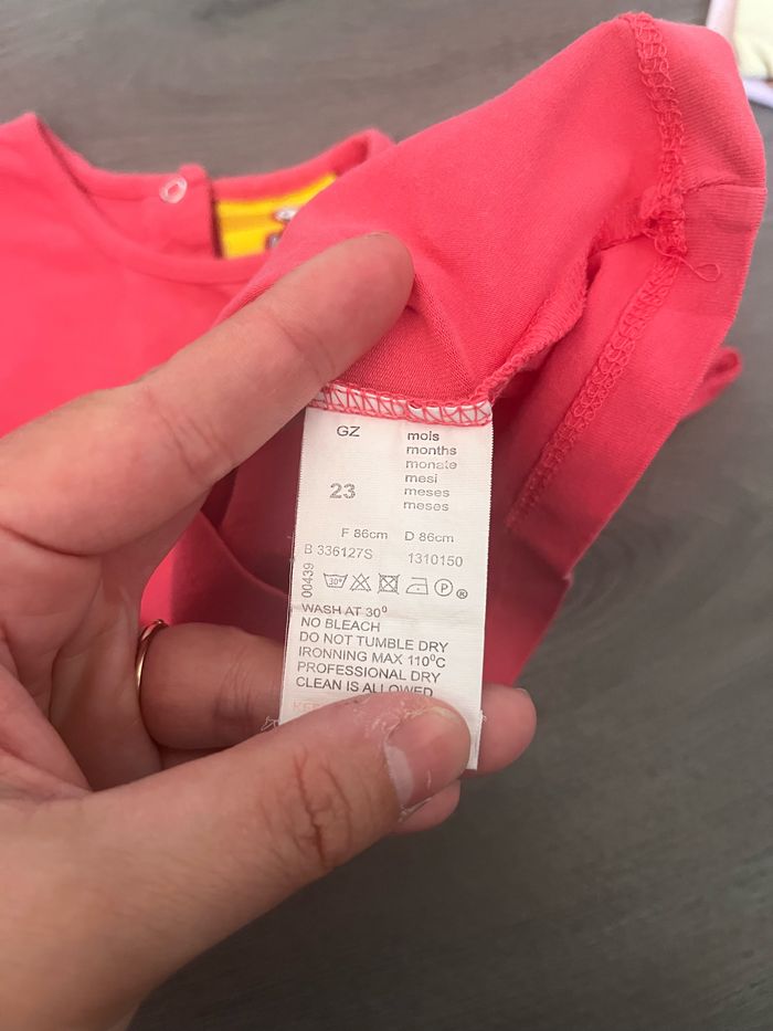 Lot 2 t-shirts fille - photo numéro 3