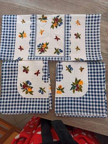 Lot de 3 torchons vaisselle
