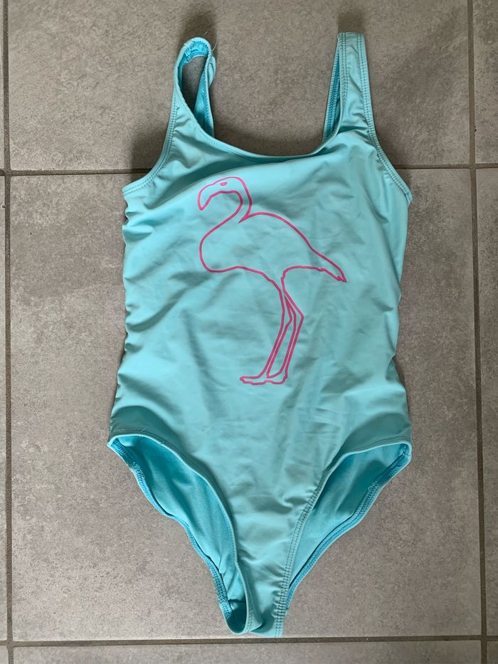Maillot de bain turquoise 10 ans