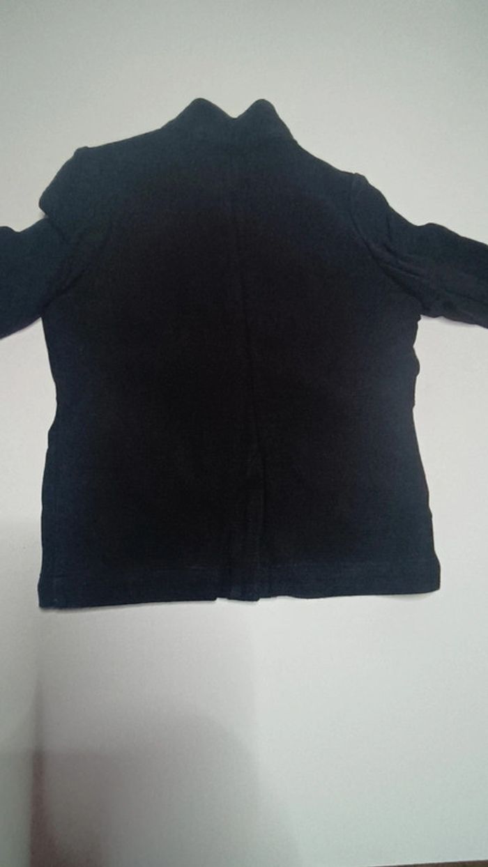 Beau blazer gillet noir pour garçon 4ans - photo numéro 3