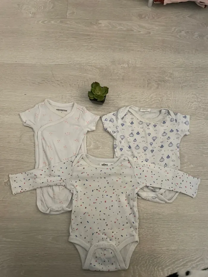 Lot de 3 body