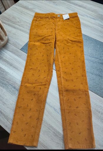 Pantalon velours fille