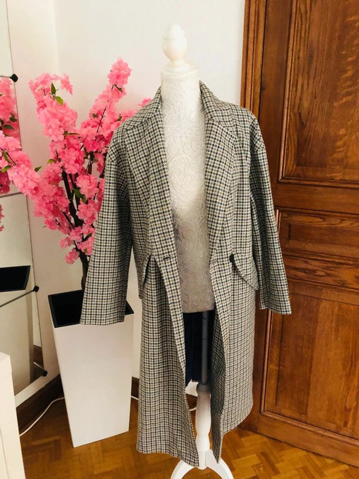 Manteau oversize neuf Zara taille XS - photo numéro 9