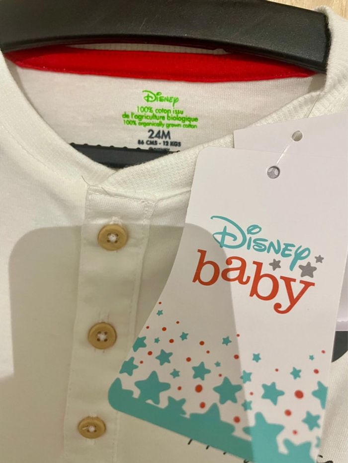Body neuf manches longues Mickey Disney de chez Kiabi - photo numéro 2