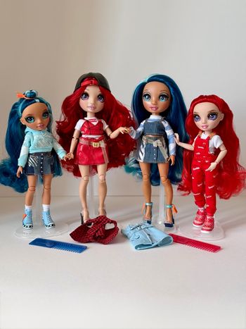 Lot Skyler et Ruby Rainbow High 