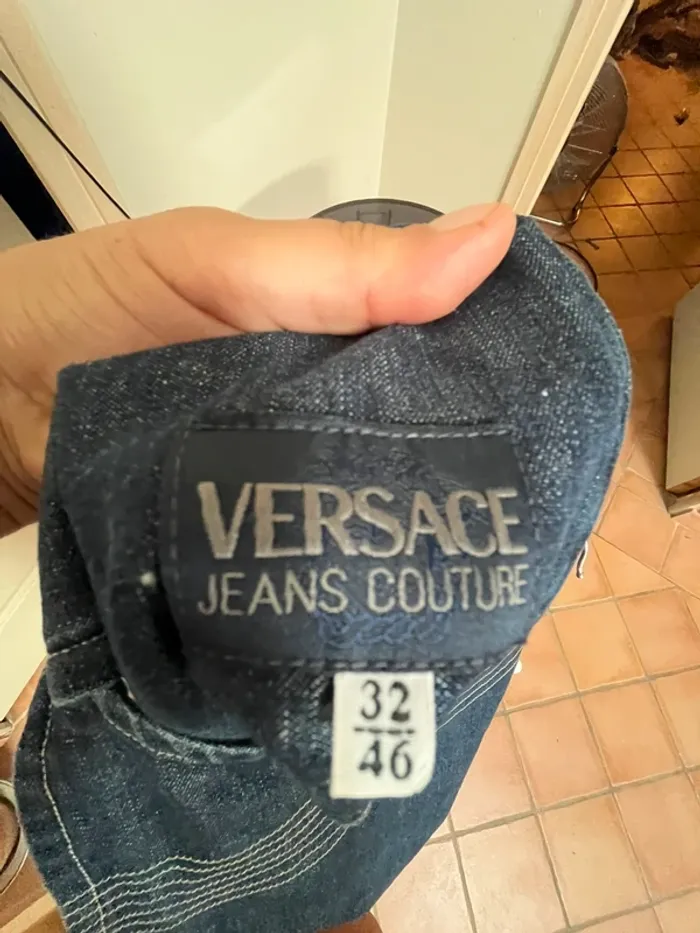 Robe en jeans Versace -taille 40 très bon état - photo numéro 7