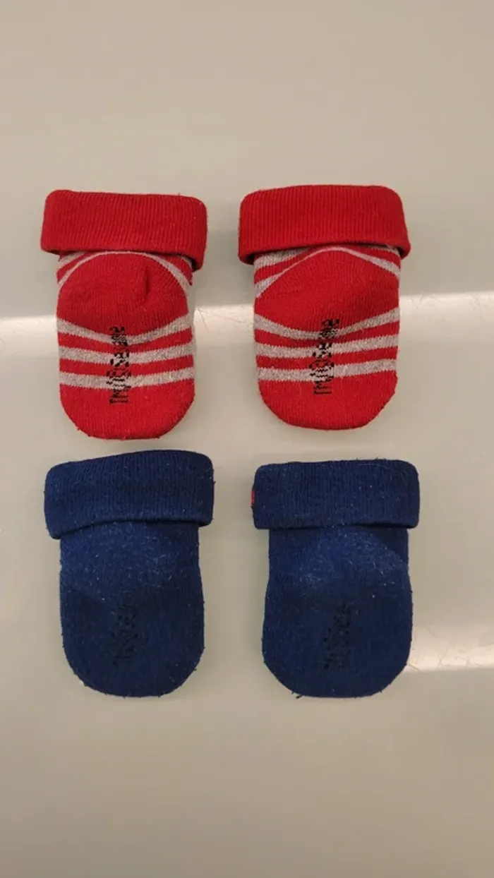Lot chaussettes / chaussons - photo numéro 2