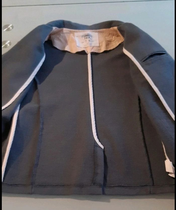 Veste garçon style blazer Tex 7-8 ans- chic et confort - photo numéro 5