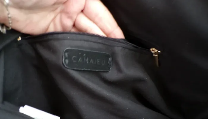 Sac Camaïeu (velours noir) - photo numéro 9