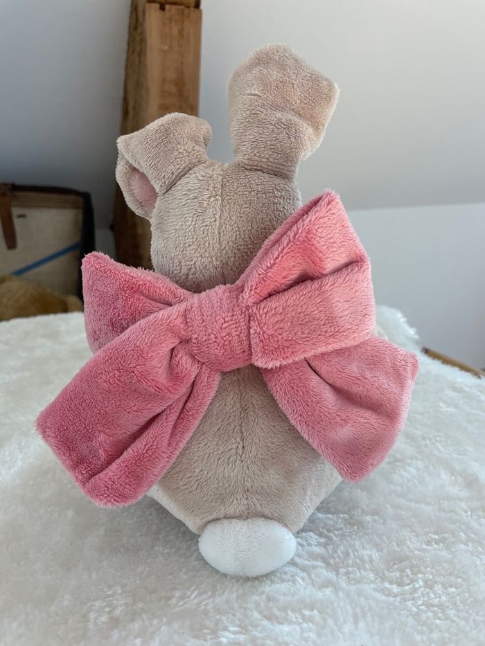 Adorable doudou lapin Oscarine "Noukie's" - photo numéro 2