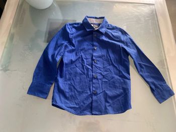 Chemise manche longue bleu marine